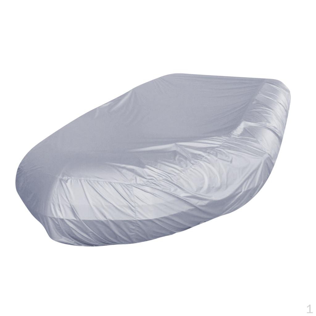 Inflatable Dinghy Boat Cover, Grey, Heavy Duty & Waterproof - 7 Sizes Available 3.8m