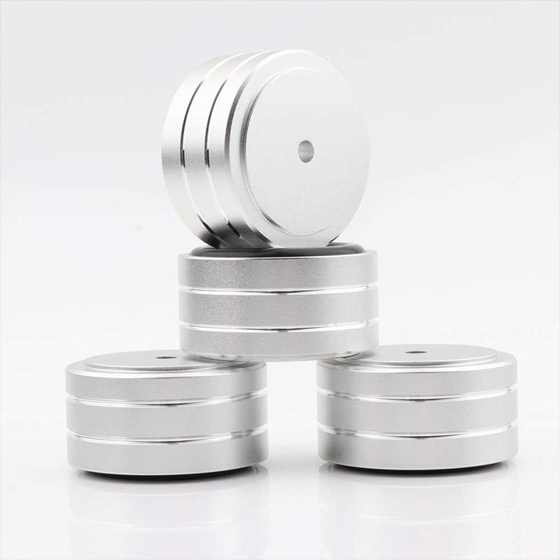 40*20mm Aluminum AMP Feet PC Chassis Speaker Cabinet Isolation Stand Base DAC Turntable Pad Cone Damper Shock Absorber Feet Pad