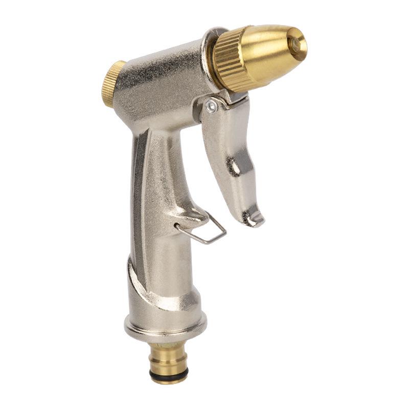Copper High-Pressure Car Wash & Garden Water Gun Head