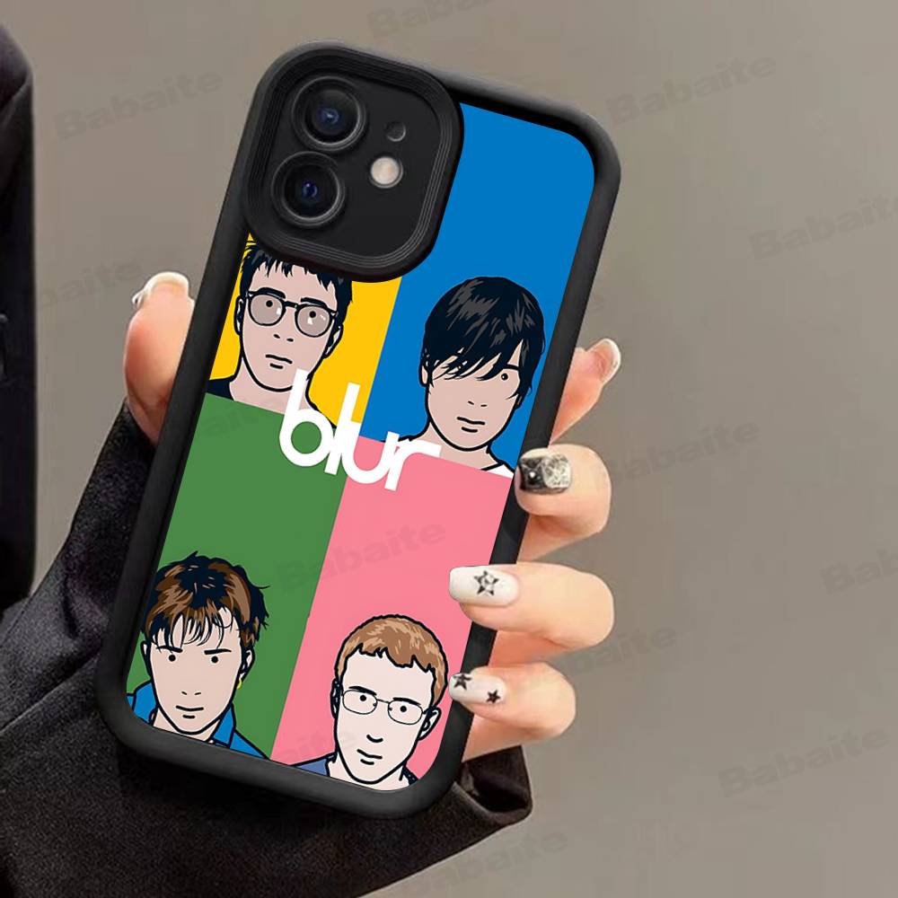 Rock Band B-Blur Phone Case For IPhone 17 16 15 14 13 12 11 Pro Max 16E Plus INS Soft Cover