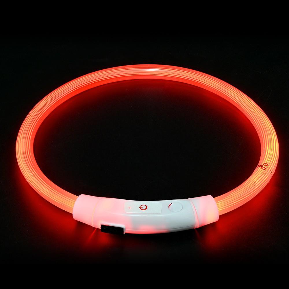 

Перезаряжаемый светящийся ошейник для собаки: Ночник против потери для маленьких, средних и крупных собак S, 35cm, 5-10kg, Adjustable