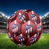 Football Club Print Size 5 Soccer Ball, PU Wear Resistant Football for Match Training and Daily Practice, Birthday Gift for Soccer Fans