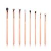 Jessup t456 classic chrysalid zestaw 8 pędzli do makijażu twarzy i oczu - peach puff/rose gold