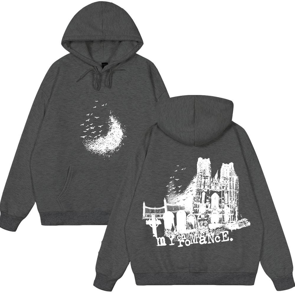 My Chemical Romance Hoody Cemetery Drive The Black Parade Gothic T-shirts Men Women Vintage Oversized T Shirt 2025 Hot Sale Tops