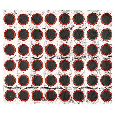 48 Stück 25 mm Runde Gummi Fahrradreifenflicker Zyklus Reparaturwerkzeuge Schlauch Loch