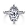 Lindon Classic 925 Sterling Silver  Zircon Ring Ladies Jewelry Wedding Promise Party Gift