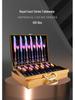 V Royal Court 24-Piece European Stainless Steel Cutlery Set: Knife, Fork & Spoon In Gift Box for Hotel Dining