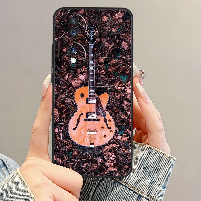 Guitar Music Case For Honor Magic 5 6 7 Pro Honor 90 70 50 200 400 Lite X9b X9a X8b X8a X8 X9 X9c Cover