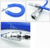 Newest Hose Air Duster Blow Gun Kit Splices Into Air Tank Pneumatic Gun Blue