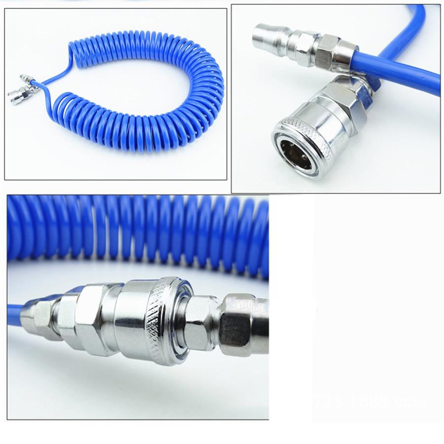 Newest Vacuum Cleaner Air Gun Kit with Hose Connecting To Pneumatic Tank, Blue Color Air Gun