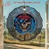 10 Inch Pirate Skull Wind Chime Metal Rotating Mandala Garden Decor for Outdoor Patio Lawn Yard No Electricity Needed Artistic Suncatcher