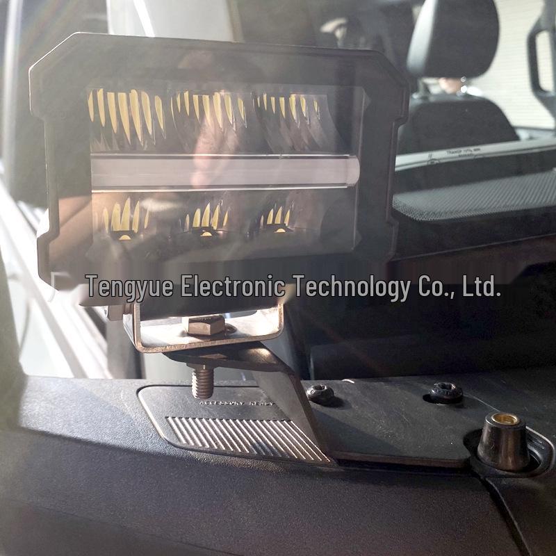 Ford Bronco A-Pillar LED Spotlight Mount for Hood Modification