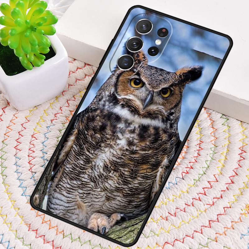 Farm Animals 1 Owl Phone Case for Samsung Galaxy Note 10 Pro S26 Ultra S23 S24 FE S25 S21 S22 PLUS Shockproof Cove