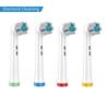 4PCS Dupont Bristle Electric Toothbrush Heads Whiten Teeth/Daily Clean/Precison Cleaning/Soft Care Teeth For Oral B