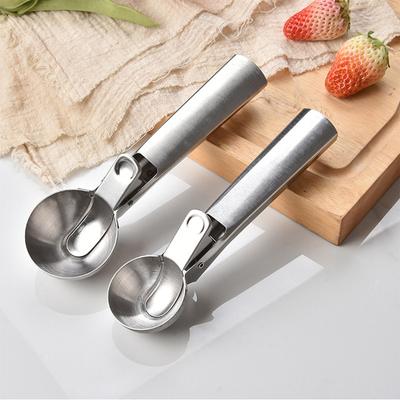 Eislöffel aus Edelstahl, Wassermelonenlöffel, Bagger, antihaftbeschichtet, Fruchteiskugel-Maker, Eishockeymaschine, Keks-Eislöffel