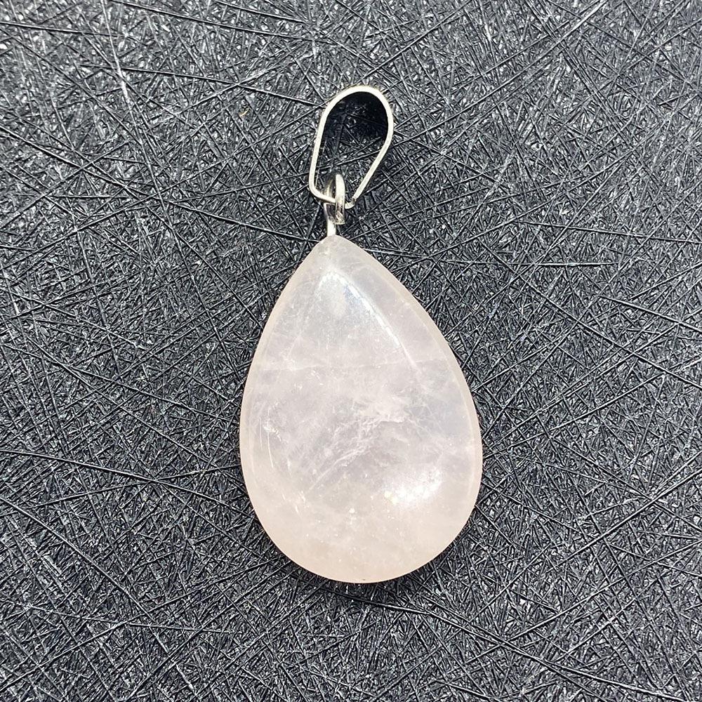 Opal Teardrop Pendant, 17x27mm Stone, Single Hole Melon Seed Buckle, DIY Necklace Jewelry Accessory
