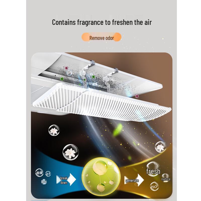 Shixun Retractable Ceiling AC Wind Deflector with Filter