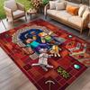 Minecraft1 (4) Print Rug, Washable Floor Carpet, For Entryway Dorm Laundry Room Office Study, Home Decor Birthday Christmas Gift