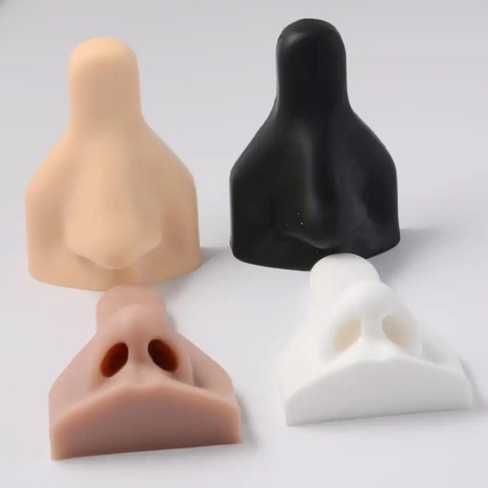 Piercing Tool Silicone Nose Model Lightweight Nose Stud Display Stand Crafts DIY