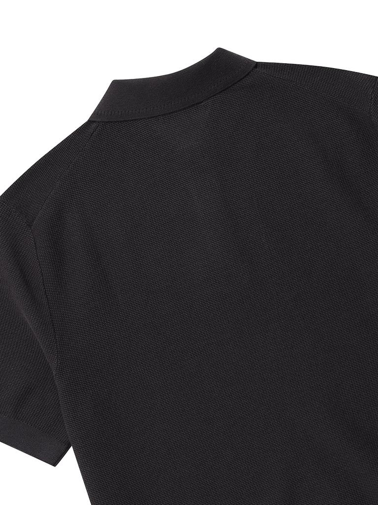 OLZEN Men'S Knitted Collared Short Sleeve Tee_Zog3Et1371Ch