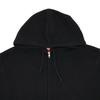 Supreme Pulover cu glugă și fermoar brodat Cina cea de Taină Negru