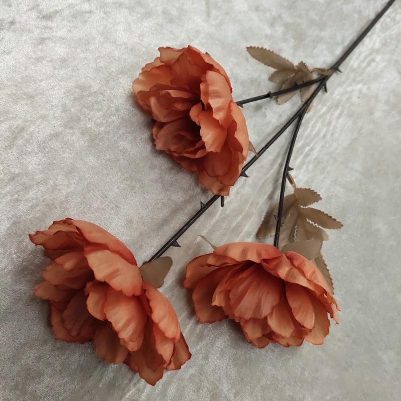 Silk Peony Realistic Artificial Flowers For Wedding Party Home Decorations