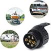7/13 Adapter Slot Trailer 7 To 13 Pin Connector 7 Plane A 13 Pin For Trailer Car Tractor Caravan Bike Rack