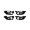 Carbon Fiber Dual Color Car Inner Door Handle Bowl Ambient Light For BMW 5 F10