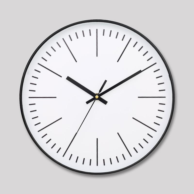 12palcové 30CM Tiché nástěnné hodiny, Kreativní a módní, Trojrozměrné digitální minimalistické hodiny pro domácí obývací pokoj