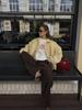 Damen Koreanische Revers Baseballjacke: Frühling/Herbst 2025, Lockere Passform, Vielseitiger Stil
