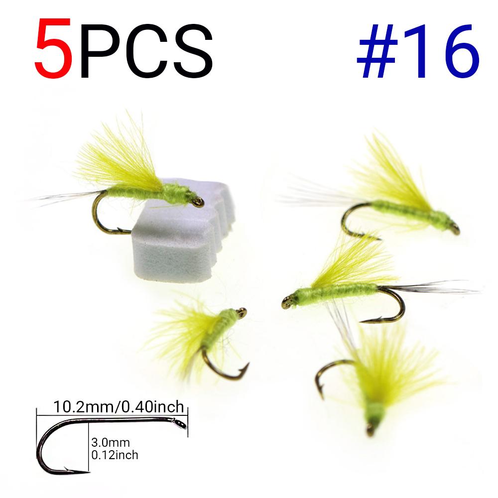 

Professional RS2 Nymph Fly for Trout Fishing-Realistic Mayfly Emerger Pattern, Essential Dry Dropper Fly for All Waters (Multiple Size)