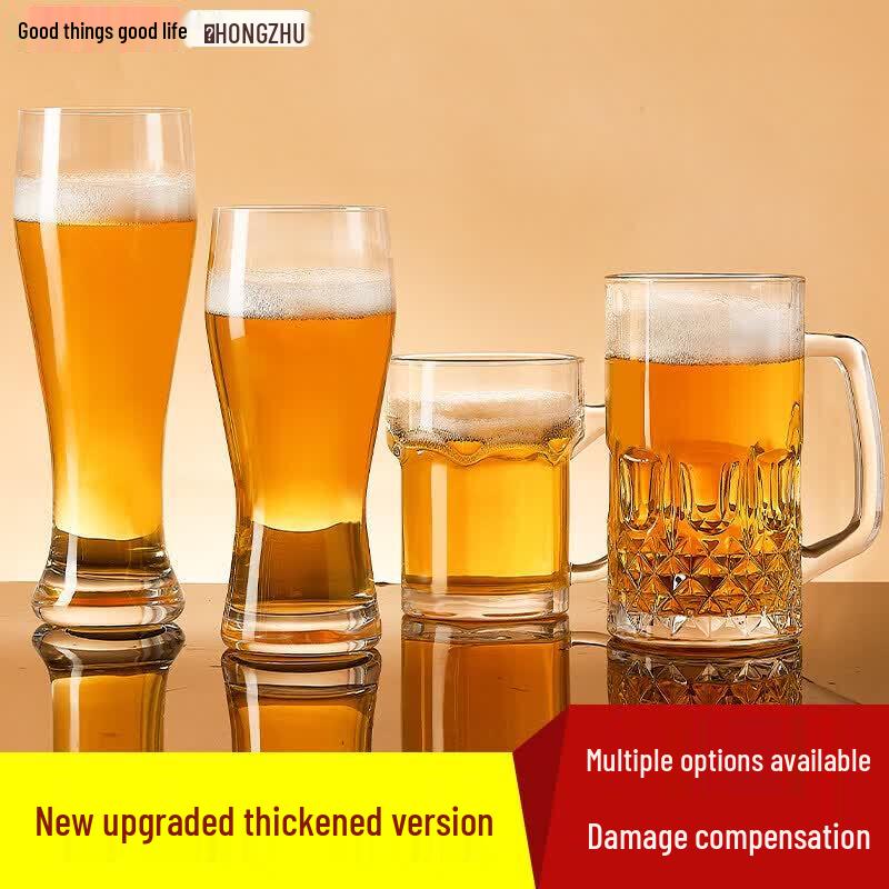 Youluo Large Capacity Tempered Glass Mug with Handle