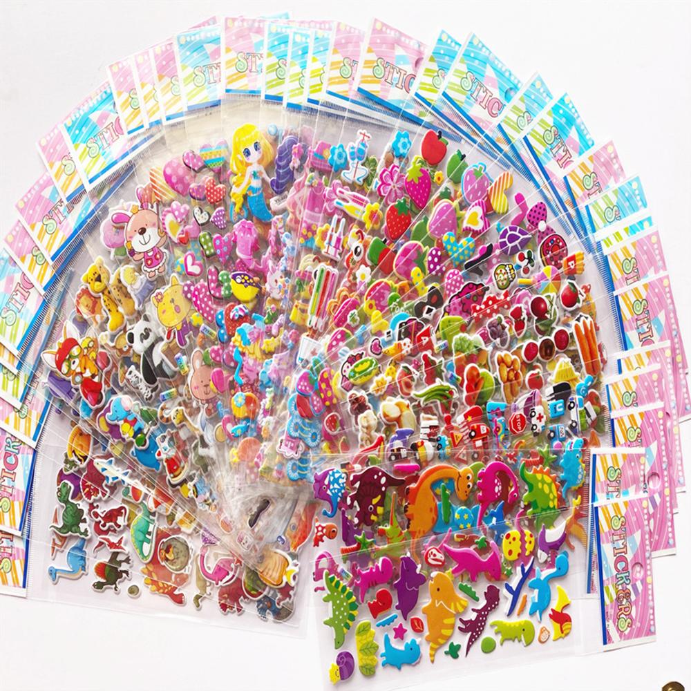 20 ks oslavenky pro děti narozeniny, chlapce a dívky Kreslené samolepky Dětské samolepky 3D Pinata náplně do tašek Dárek