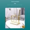 J1UL1N Water Draining Cup Holder Luxury Glass Rack Household Elk Water Cup Drain Stand 6 Cups Kitchen Tool Organize Cup Drying