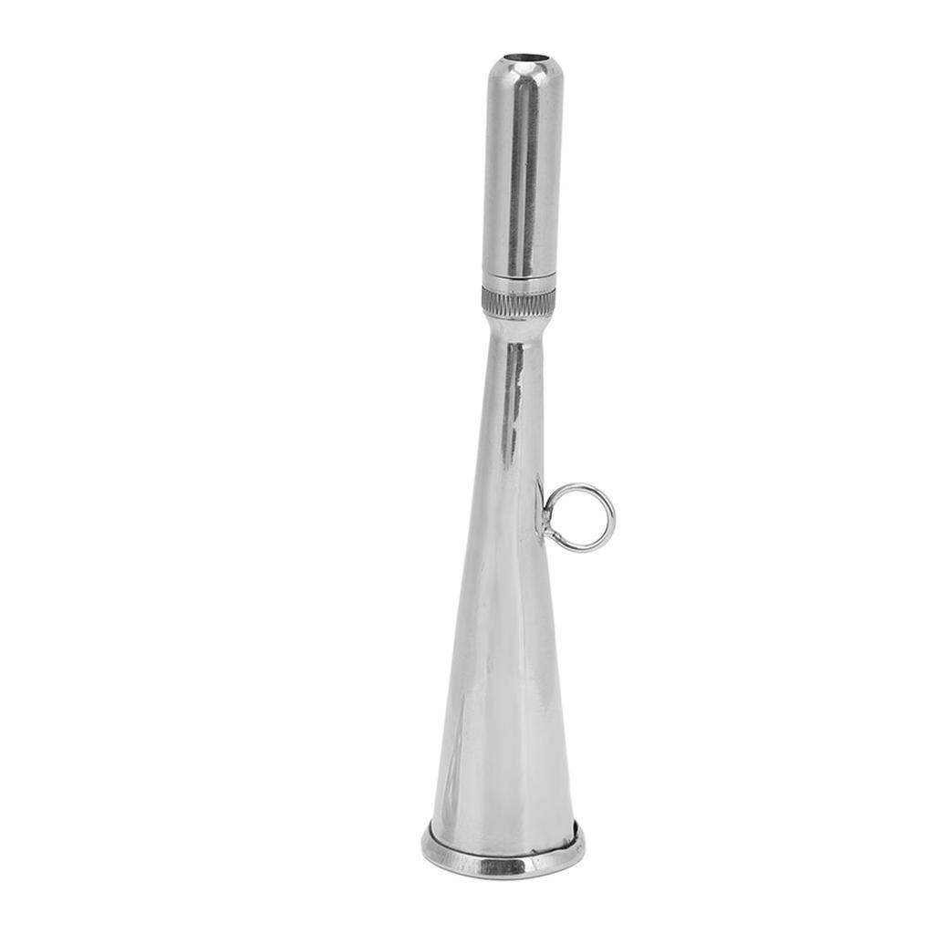 Fog Horn Removable Mouthpiece Stainless Steel Clear Sound Lightweight Portable Handheld Foghorn for Marine Boats