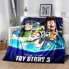1 pezzo, Coperta Toy Story 3 Woody & Buzz Lightyear Arredamento Casa, Coperta da Divano, Esterno, Regalo per Amici, Flanella, Camera da Letto, Soggiorno, Viaggio