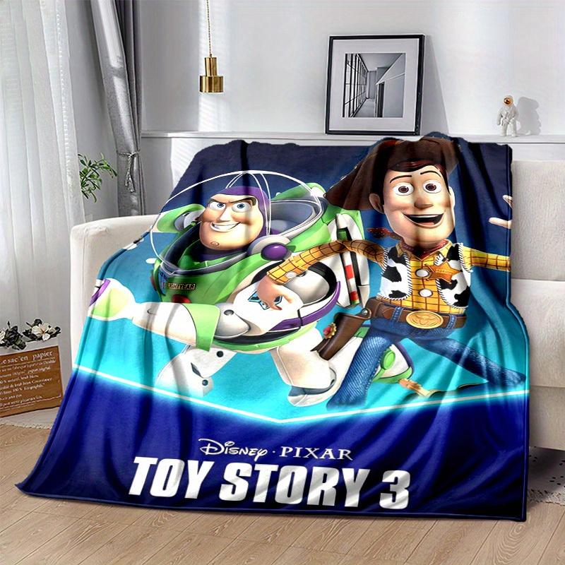 1 pezzo, Coperta Toy Story 3 Woody & Buzz Lightyear Arredamento Casa, Coperta da Divano, Esterno, Regalo per Amici, Flanella, Camera da Letto, Soggiorno, Viaggio