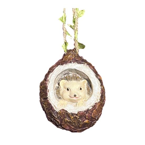 Украшение Ежик Мультяшное Поделка Садовая Статуэтка Уличный Дизайн Смола Внутренний Балкон Клумба