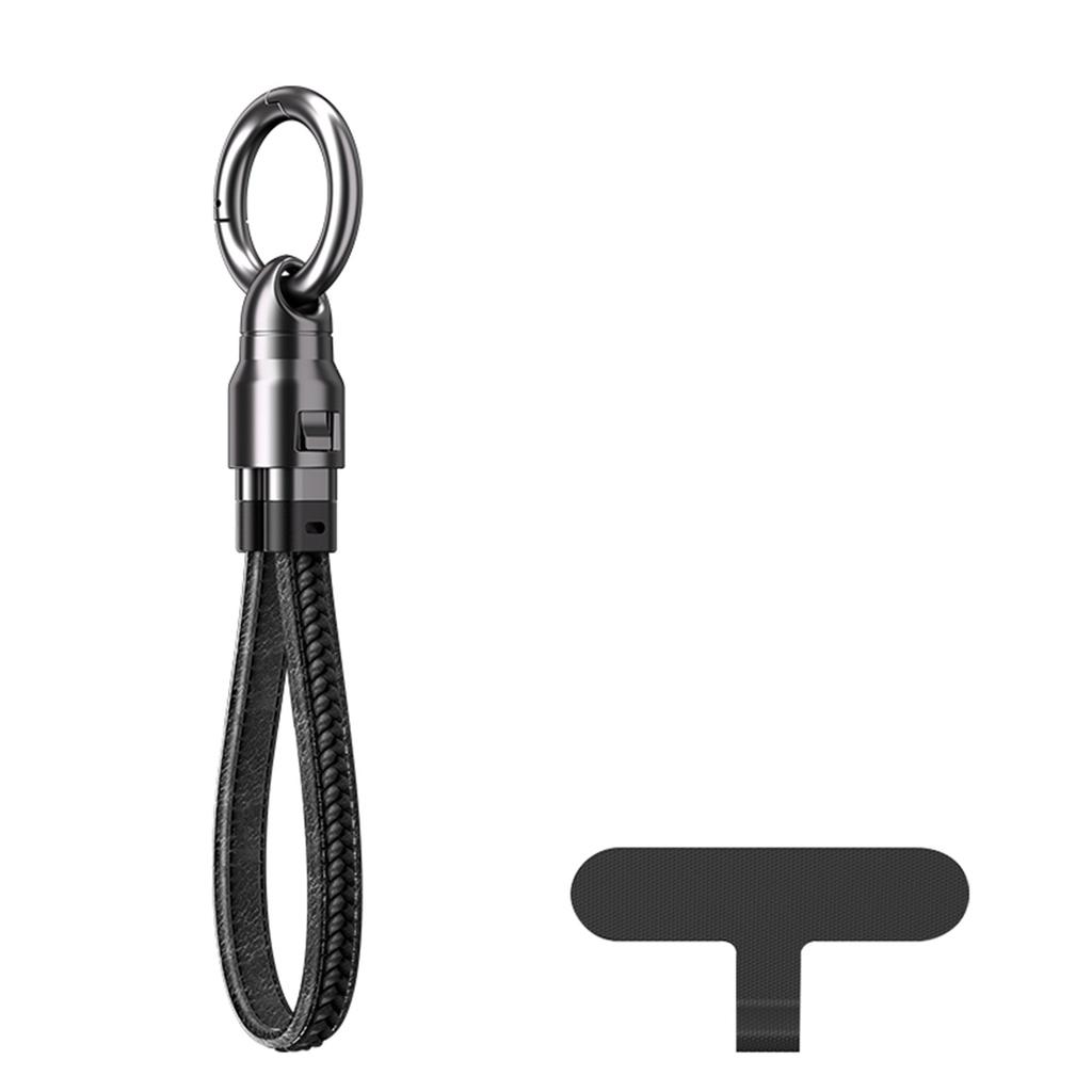 PD240W Keychain Fast Charging Cable 2-in-1, 240W Type-C To Type-C Cable with Smart Chip, Portable Charging Cord for Laptop Tablet Phone, Trave