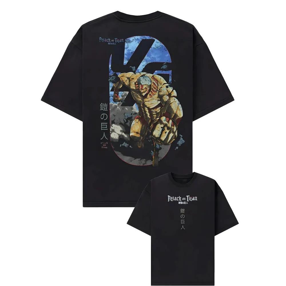 2026 Summer Fashion Tee Attack on Titan Men's Women's T-shirt Levi Ackerman Anime Tee Summer Spring Boy's Short Sleeves Harajuku Parent-child Outfits
