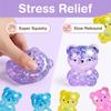 Set di Giocattoli Squishy Orso Zucchero di Malto Rompicapo Divertente Interattivo Giocattolo Antistress TPR Rimbalzo Lento Carino Regalo