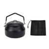 Camping Kettle 1L 304 Stainless Steel Lightweight Portable Stovetop Tea Pot for Open Fire Boiling Water Outdoor Hiking