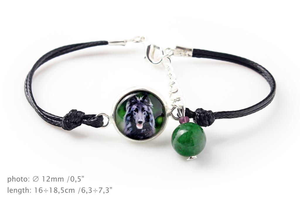 Belgian Shepherd Dog, Belgian Sheepdog - bracelet with your photo handmade, unique jewelry from the Art-Dog brand