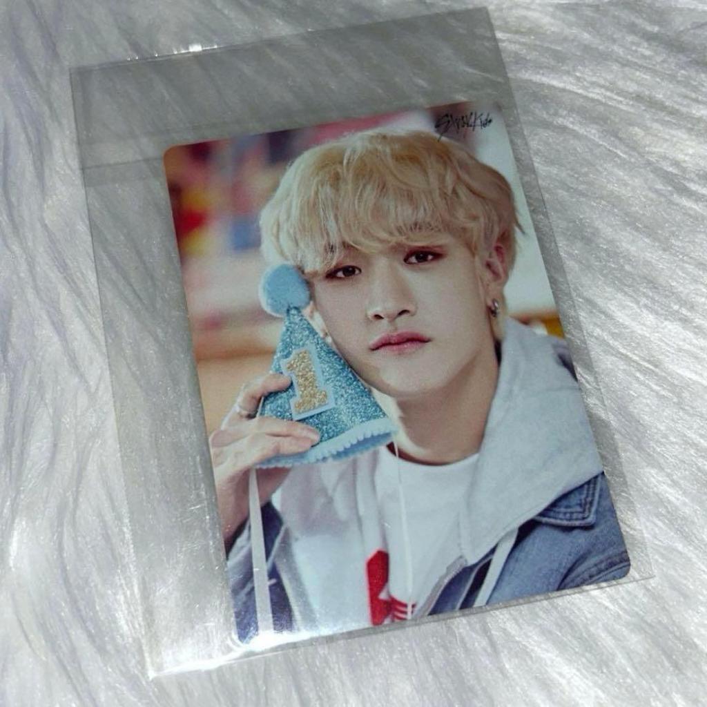 [USED] Stray Kids Bang Chan Unveil Random Trading Card