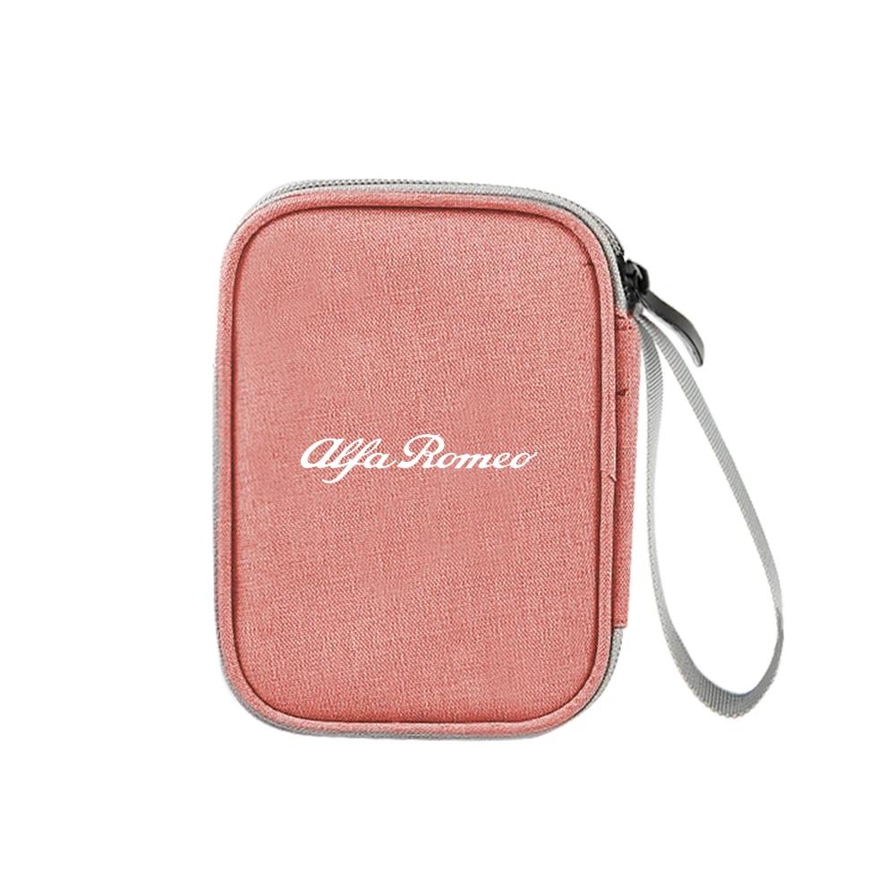 Bildekaler För Alfa Romeo 1 st Bil digitala Tillbehör Förvaringsväska USB-kabel Förvaringslåda För Alfa Romeo Giulietta GT 159 147 156 M