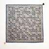 1116 Summer New Versatile Fringed Pendant, Medium Square Scarf, Women's Retro Literary and Artistic Style Neck Protection, Silk Scarf, Scarf Wholesale