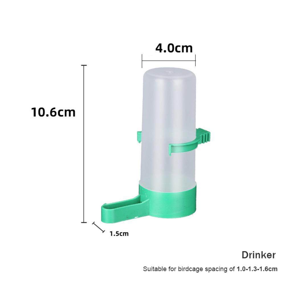 Plastic Bird Automatic Drinker Automati Parrots Feeder Waterer Bird Water Dispenser Parrots
