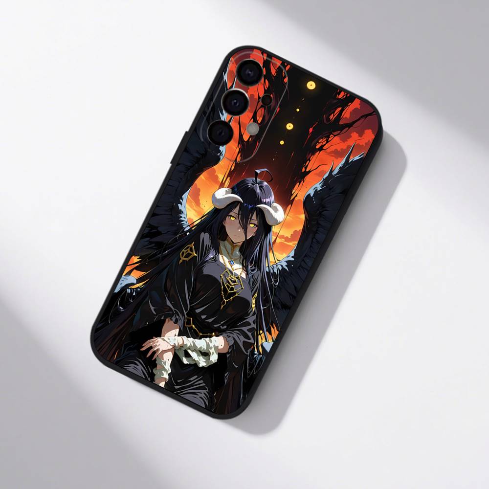 A-Albedo O-OverlordS Phone Case For Samsung S25,S24,S21,S22,S23,S30,Ultra,S20,Plus,Fe,Lite,5G Black Cover