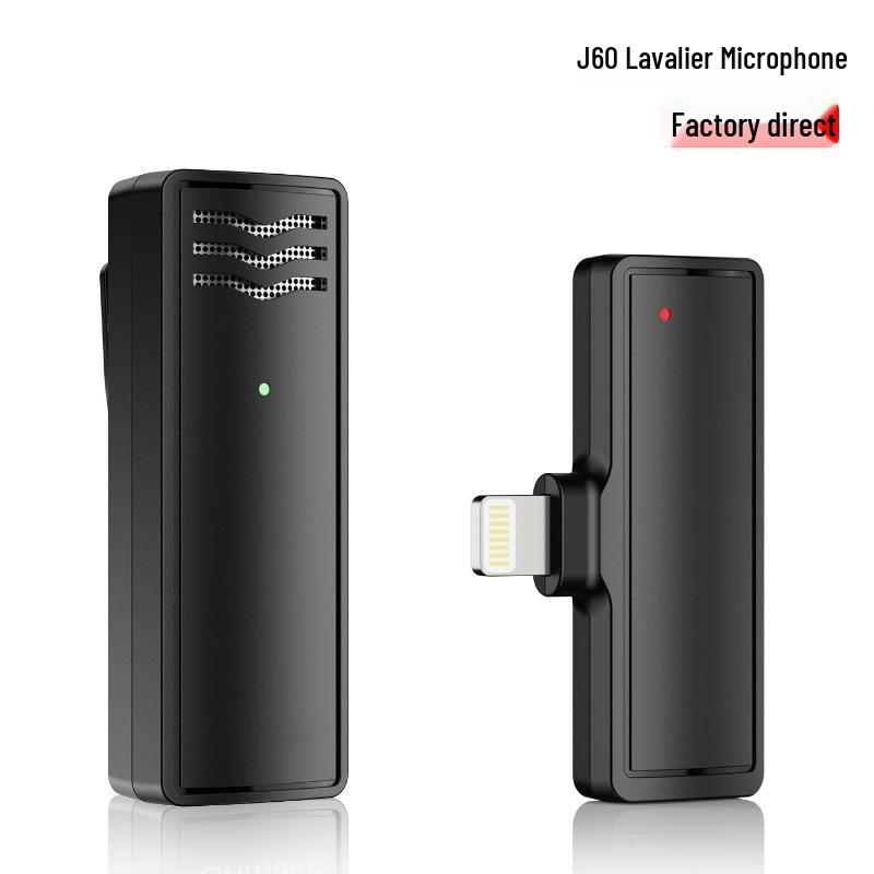 New J81 Lavalier Microphone: Smart Noise Reduction, Wireless J82 Three-in-One Mic