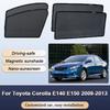 Sun Shades For Toyota Corolla E140 E150 2009 2010 2011-2013 Sunshades Magnetic Heat Insulation Mesh Curtains Visor Accessories